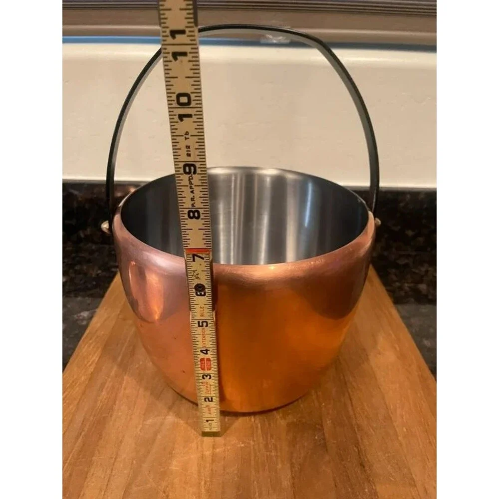 Vintage Culinox Swiss Copper Ice / Champagne / bucket